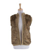 Faux fur knit bodywarmer