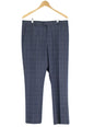 Check regular fit office trouser