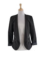 Double zipper mock pocket blazer